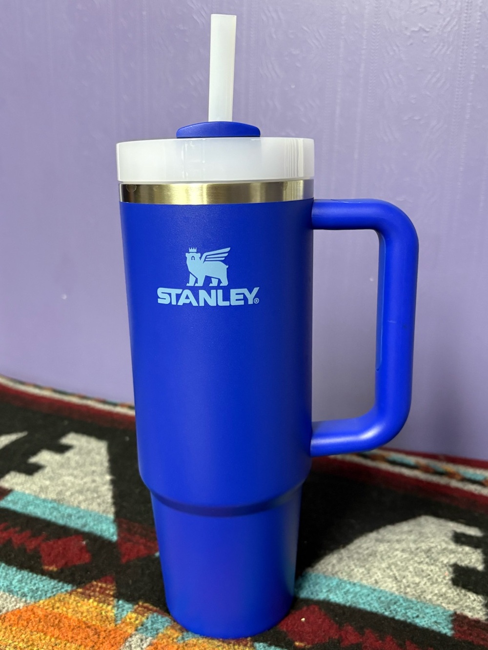 STANLEY Quencher H2.0 Tumbler with Handle and Straw 30oz - Cobalt